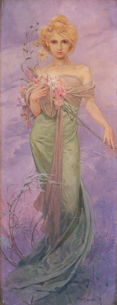 Bahar by Alphonse Mucha