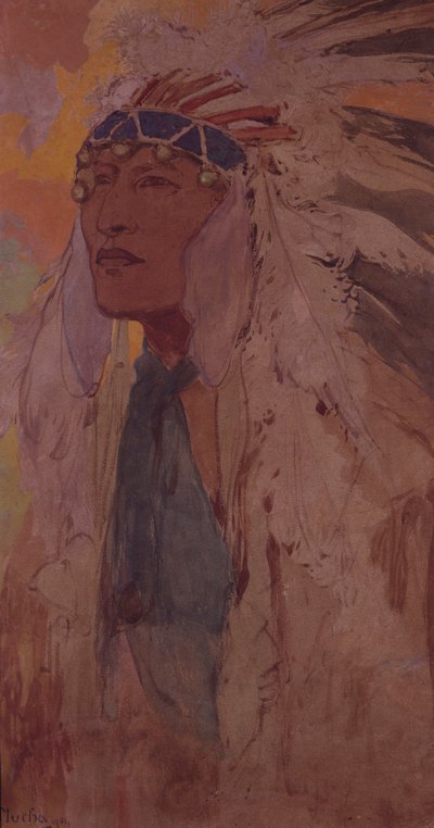 Hintli, 1904 by Alphonse Mucha