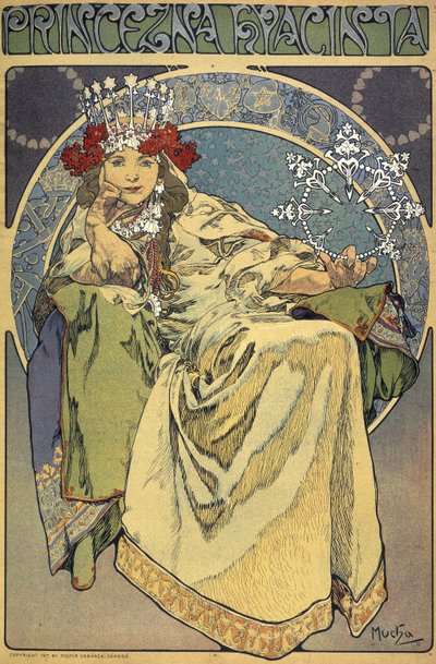 "Prenses Sümbül" (Prenses Sümbül) by Alphonse Marie Mucha