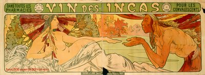 İnkaların Şarabı by Alphonse Marie Mucha
