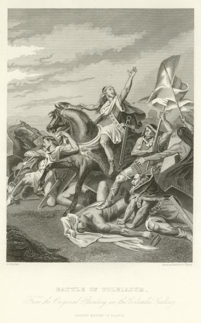 Battle of Tolbiacum  by Alphonse Marie de Neuville