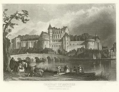 Amboise Şatosu by Alphonse Marie de Neuville