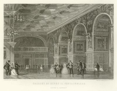 Henri II Galerisi, Fontainebleau by Alphonse Marie de Neuville