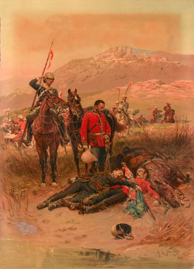Cesurların Son Uykusu, Isandlwana, Zulu Savaşı by Alphonse Marie de Neuville