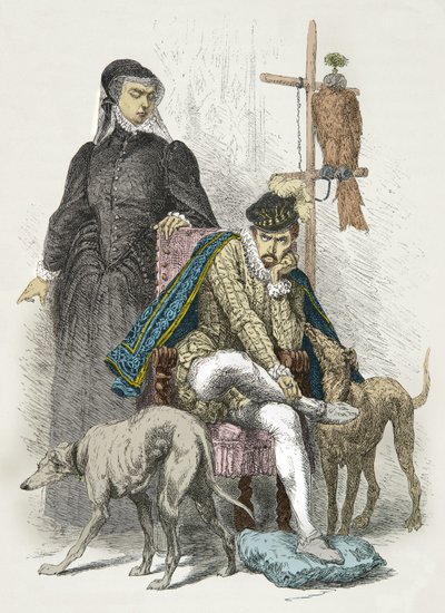 Charles 9 ve Catherine de Medici