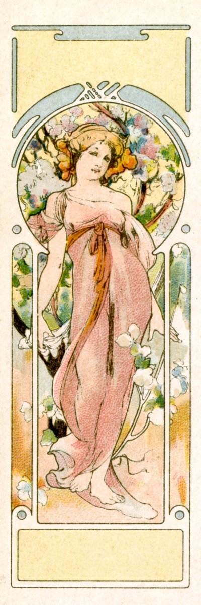 'Sonbahar', 1900 by Alphonse Mucha