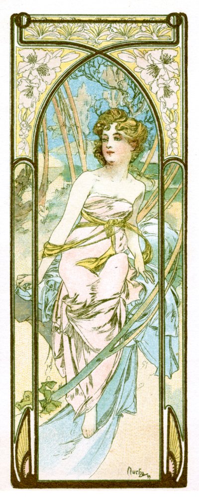 'Günün Parlaklığı', 1899 by Alphonse Mucha