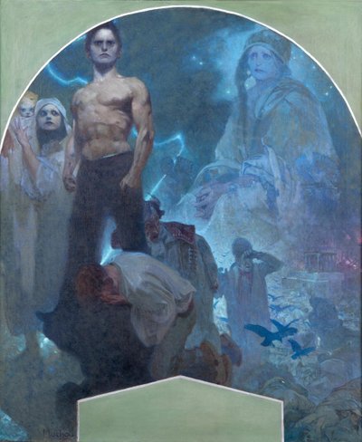 Kendi gücüyle II, 1911 by Alphonse Mucha