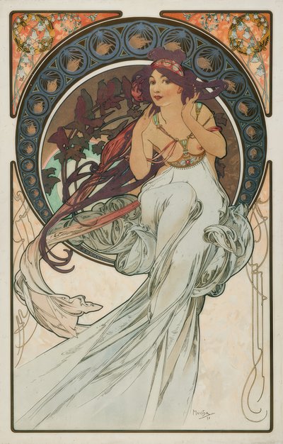 Müzik by Alphonse Mucha