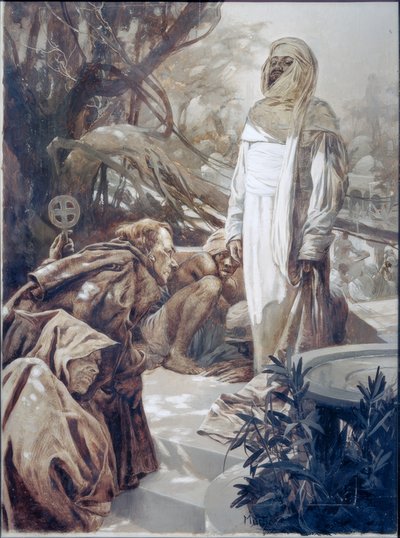 İspanya Tarihi, illüstrasyon by Alphonse Mucha