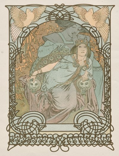 Ilsee, Trablus Prensesi by Alphonse Mucha