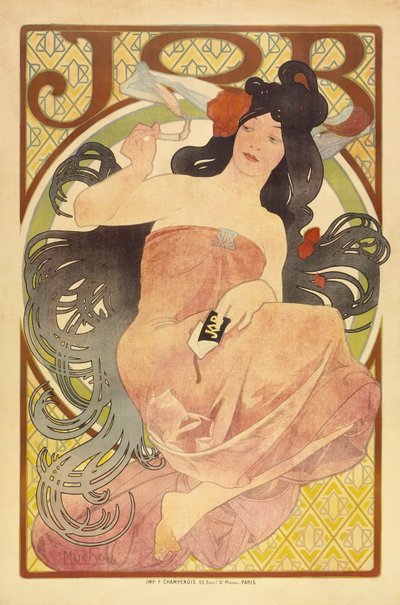 İş, c.1897-98 by Alphonse Mucha