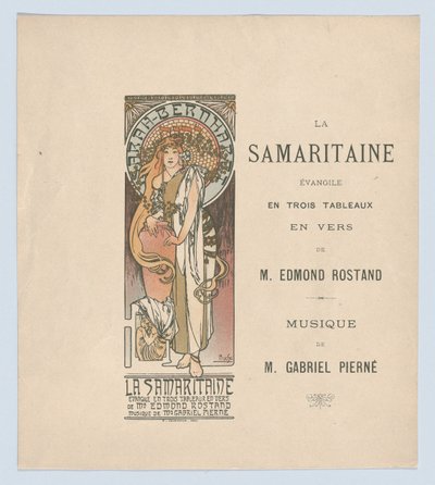 Samiriyeli Kadın, 1897 by Alphonse Mucha
