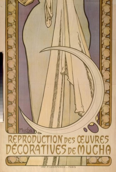 Lygie – Reproduction des oeuvres déco– ratives de Mucha by Alphonse Mucha