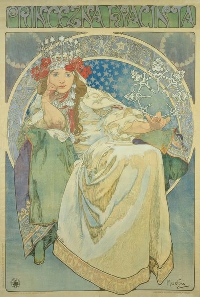 Prenses Sümbül by Alphonse Mucha