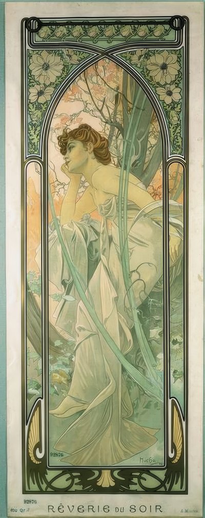 Akşam Rüyası by Alphonse Mucha