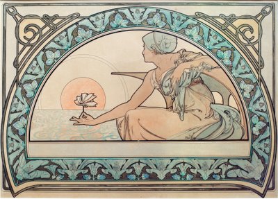 sedef by Alphonse Mucha