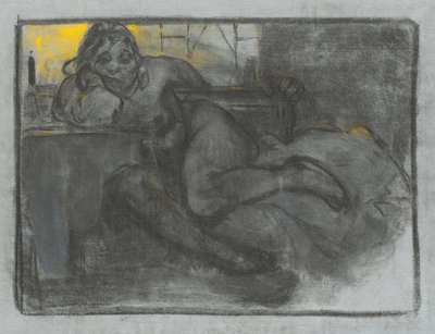 Absinthe İçicisi, 1900-1905 by Alphonse Mucha