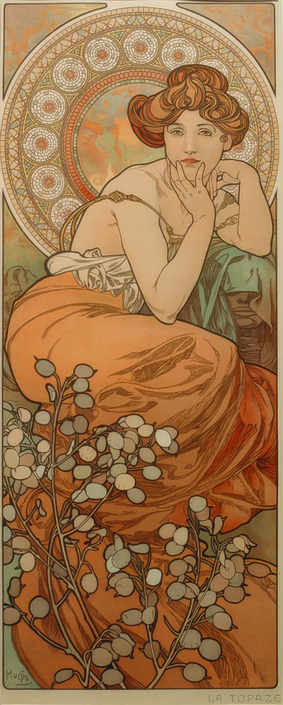 Topalar by Alphonse Mucha
