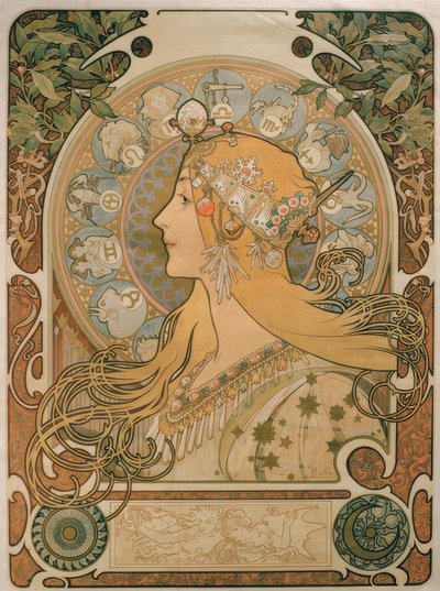 Zodyak by Alphonse Mucha