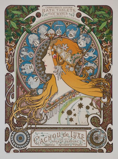 Zodyak Zodyak, 1896. by Alphonse Mucha
