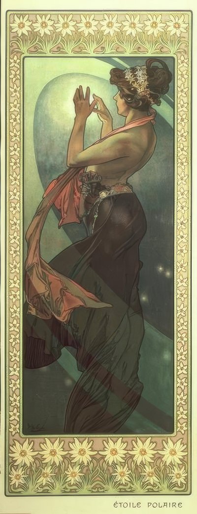 Kuzey Yıldızı by Alphonse Mucha