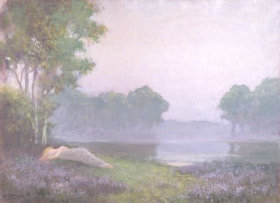 Asleep in the Heather, Morning, 1935  by Alphonse Osbert