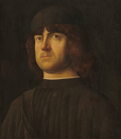 Bir Adamın Portresi, c.1495 (panel üzerine yağlıboya) by Alvise Vivarini