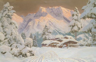 Hocheisgruppe, Avusturya (petrol) by Alwin Arnegger