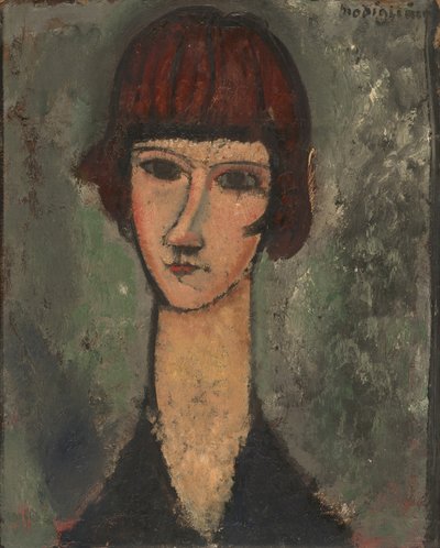 Kadın Portresi, c. 191719. by Amedeo Modigliani