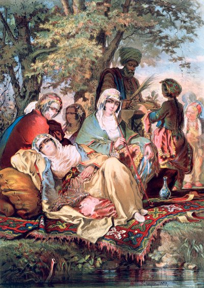 Harim, 1857 by Amadeo Preziosi