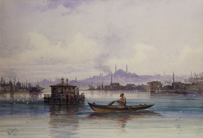 Boğazda, 1865 by Amadeo Preziosi