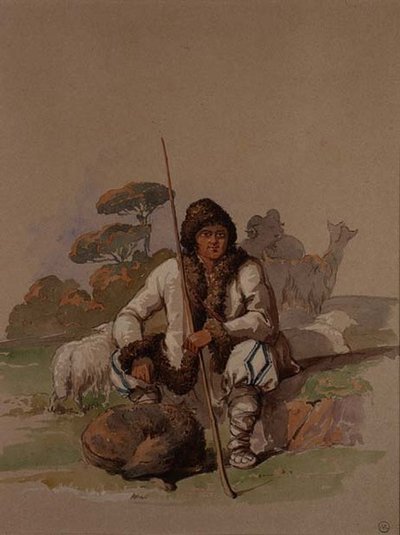 Çoban, c.1855 by Amadeo Preziosi