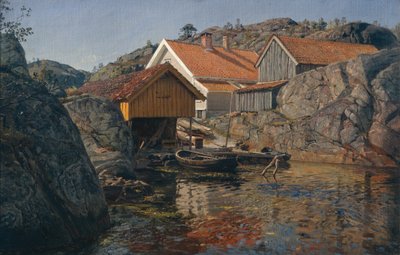 Kayalar arasında, Mol, Nye-Hellesund by Amaldus Nielsen