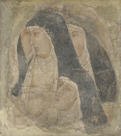 Dört Fakir Clares Grubu, yaklaşık 1340 by Ambrogio Lorenzetti