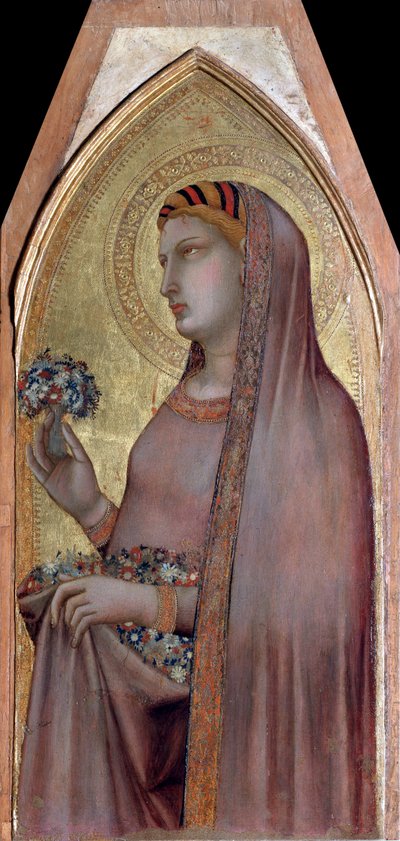 Dorothea of Caesarea veya Dorothy (Bakire ve Çocuk Polyptych