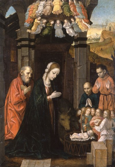 Çobanların hayranlığı by Ambrogio da Fossano (c.1460 1523)