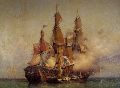 Kentin Yakalanması”” Robert Surcouf by Ambroise-Louis Garneray