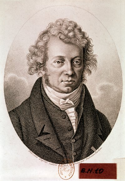 Ampere Andre Marie: Portre by Ambroise Tardieu