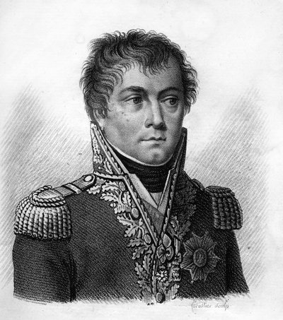 Kont Antoine François Andreossy (1761-1828), Fransız general ve diplomat. “Fransız Generallerinin Portreleri”nde. 1818