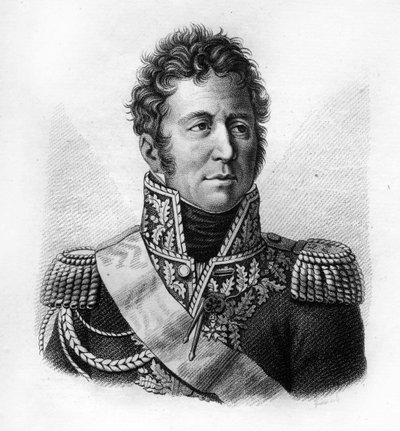 Jacques Alexandre Bernard Law, Marquis de Lauriston, Fransa Mareşali (1768-1828) - “Fransızların zaferlerini ve fetihlerini izleyen Fransız generallerinin portreleri”nde” Ambroise Tardieu tarafından 1818