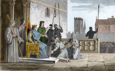 Louis X (1289-1316) Yaramaz serfleri özgürleştiriyor - Louis X dit “” Le Hutin” (1289-1316), Capetianlar hanedanı, krallığının tüm serflerini özgürlüğe kavuşturduğu için özgürlüklerini kurtarmak için zorladı - “Histoire de F”de 1825