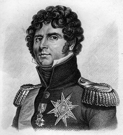 portre Charles Jean - Baptiste Bernadotte (1763-1844), Fransa Mareşali, İsveç ve Norveç Kralı XIV. 1818