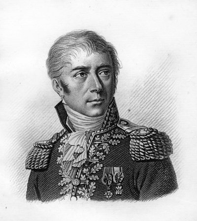 General Honore Vial.1776-1813.- portresi “”Fransızların zaferlerini ve fetihlerini izleyen Fransız generallerinin portreleri””. 1818