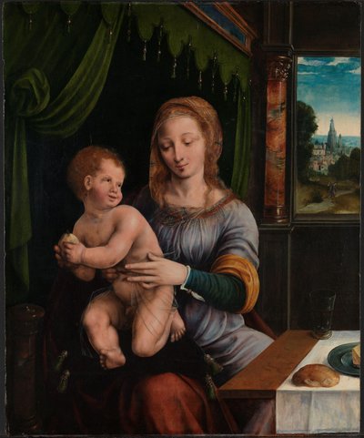 Madonna ve Çocuk by Ambrosius (attr. to) Benson