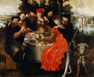 Açık Havada Müzik Yapım Şirketi, c.1540-50 by Ambrosius Benson