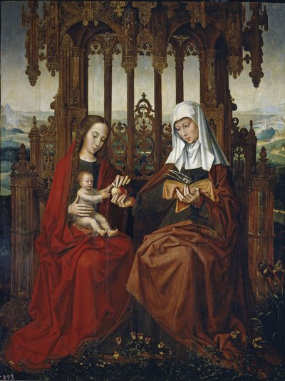 Aziz Anne ile Bakire ve Çocuk, yaklaşık 1528 by Ambrosius Benson