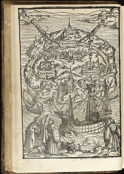Ütopya, Thomas More, 1518 by Ambrosius Holbein