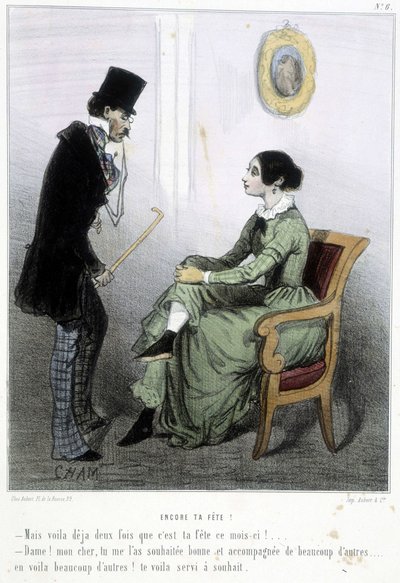 - Cham, v.1870-1880 tarafından “” Madeleines” de by Amédée de Noé