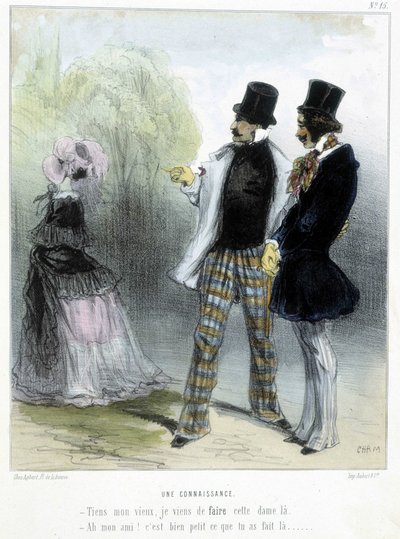 Bir tanıdık - Cham tarafından “” Madeleines” de, c.1870-1880 by Amédée de Noé